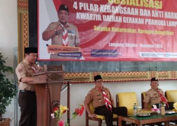 Kwarda Lampung Gelar Sosialisasi 4 Pilar Kebangsaan dan Anti Narkoba