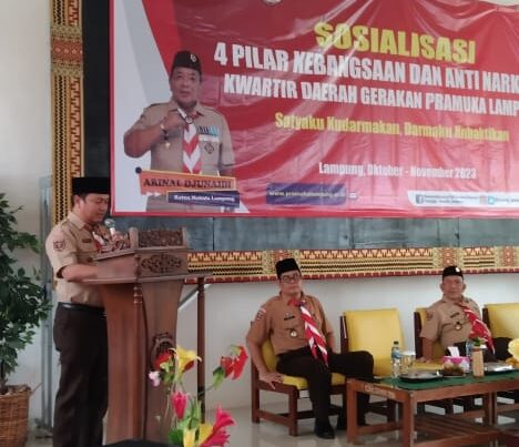 Kwarda Lampung Gelar Sosialisasi 4 Pilar Kebangsaan dan Anti Narkoba