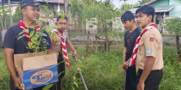 DKC Bersama Pramuka Kota Langsa Lakukan Aksi Penanaman Pohon Untuk Dunia Lebih Baik