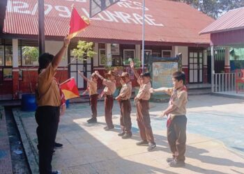 Latihan Rutin Dengan Materi Mengenalkan Smaphore