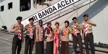 Saka Bahari Luwu Timur Ikut Kegiatan Pelantara XI