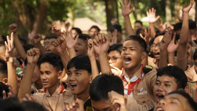Gudep Pangkalan SMAN 7 Semarang Gelar Perkemahan Pendidikan Karakter