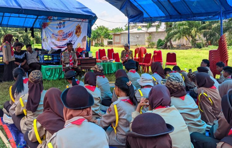 Kwarran Karossa Gelar Latgab Bagi Pramuka Penegak