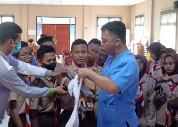Sambut Karya Bakti Nataru, Kwarran Tangerang Beri Pembekalan