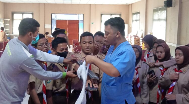 Sambut Karya Bakti Nataru, Kwarran Tangerang Beri Pembekalan