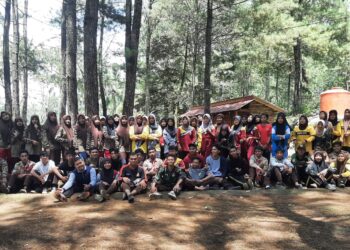 Saka Wanabakti Wong Agung Wilis Pangkalan RPH Sroyo Gelar Perkemahan