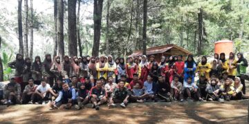 Saka Wanabakti Wong Agung Wilis Pangkalan RPH Sroyo Gelar Perkemahan