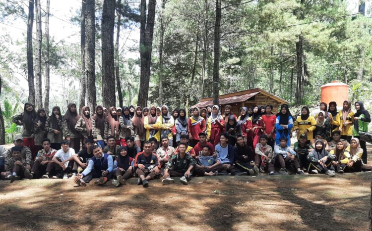 Saka Wanabakti Wong Agung Wilis Pangkalan RPH Sroyo Gelar Perkemahan