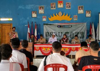 Terapkan Tri-Bina dan Tri-Darma, Gudep Unila Laksanakan Bakti Pramuka