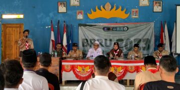 Terapkan Tri-Bina dan Tri-Darma, Gudep Unila Laksanakan Bakti Pramuka