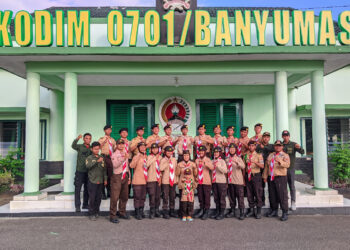 Saka Wira Kartika Kodim 0701/Banyumas Gelar Pendidikan Krida