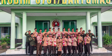 Saka Wira Kartika Kodim 0701/Banyumas Gelar Pendidikan Krida