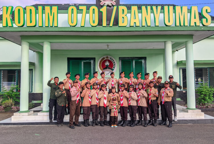 Saka Wira Kartika Kodim 0701/Banyumas Gelar Pendidikan Krida