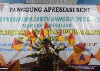 KREASI MI Istiqomah Sambas Purbalingga Lengkapi Persami Penggalang