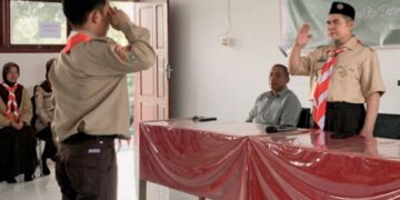 Dewan Ambalan Gudep Pangkalan MAN 1 Luwu Timur Gelar Penerimaan Tamu Ambalan