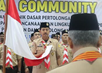 Kwarda Sumut Lantik Mabi dan Pimpinan Saka Rintisan SAR