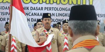 Kwarda Sumut Lantik Mabi dan Pimpinan Saka Rintisan SAR