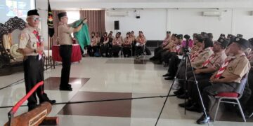 Peserta ToT Pelatih Pembina Pramuka Dapatkan Materi Manajemen Risiko