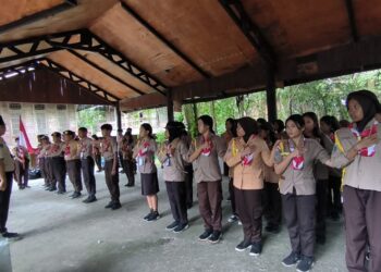 Gudep Pangkalan SMAN 4 Manado Gelar Perkemahan dan Penantikan Penegak Bantara