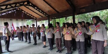 Gudep Pangkalan SMAN 4 Manado Gelar Perkemahan dan Penantikan Penegak Bantara