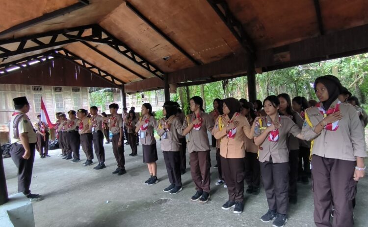 Gudep Pangkalan SMAN 4 Manado Gelar Perkemahan dan Penantikan Penegak Bantara