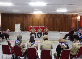 Peserta ToT Pelatih Pembina Pramuka Belajar Merancang Teknik  Mendisain Diklat
