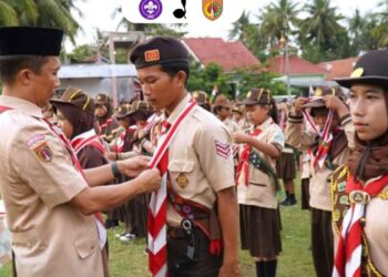 Bupati Cilacap Lantik Ribuan Pramuka Garuda