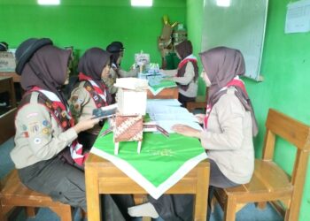 Pangkalan MTs Minhajut Tholabah Purbalingga Gelar Penilaian Pramuka Garuda