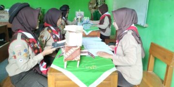Pangkalan MTs Minhajut Tholabah Purbalingga Gelar Penilaian Pramuka Garuda