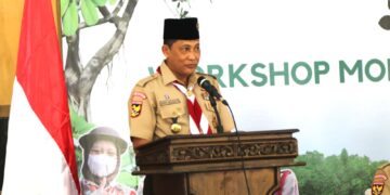 Ka Kwarnas membuka Workshop Modul Belajar Mangrove