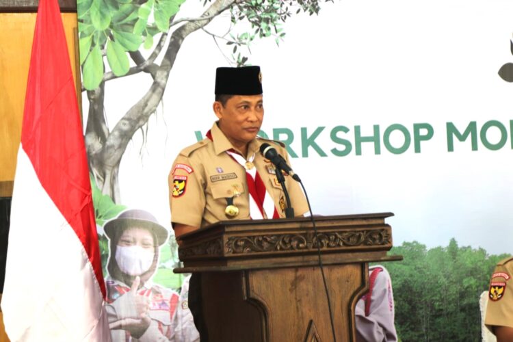 Ka Kwarnas membuka Workshop Modul Belajar Mangrove