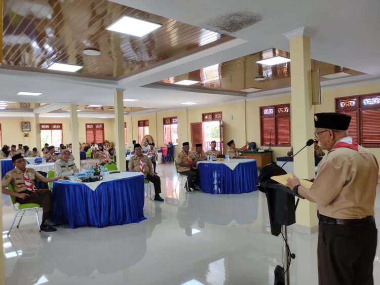 Mabida Gerakan Pramuka Riau berikan arahan kepada Mabicab dan Kwarcab Indragiri Hulu