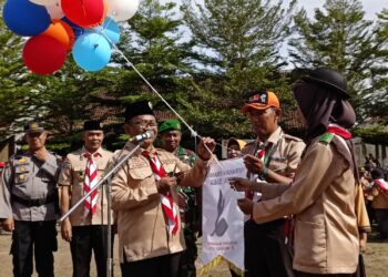 Pramuka Siaga Kwarran Banyuwangi Bersemangat Ikuti Lomba SMART