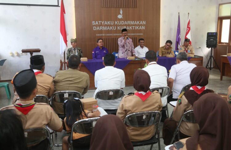 Saka Wanabakti Banyuwangi Kirim Anggotanya Mengikuti Pertikawan Regional Jawa 2023