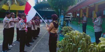 Saka Wanabakti Banyuwangi Sukses Rekrut Anggota Baru di MA Roudlotul Muta’allimin