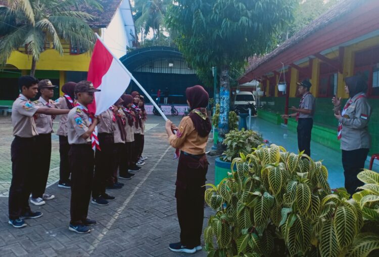 Saka Wanabakti Banyuwangi Sukses Rekrut Anggota Baru di MA Roudlotul Muta’allimin