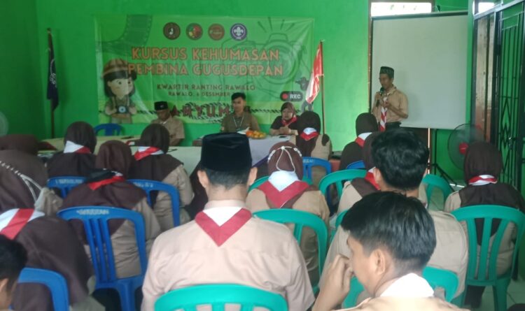 Pembina Kwarran Rawalo Dibekali Ilmu Jurnalistik dan Kehumasan