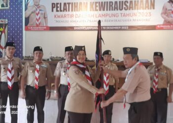 Ketua Kwarda Lampung Buka Pelatihan Kewirausahaan dan Pesta Kuliner Pramuka