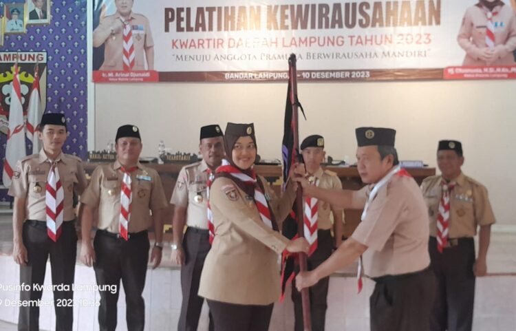 Ketua Kwarda Lampung Buka Pelatihan Kewirausahaan dan Pesta Kuliner Pramuka