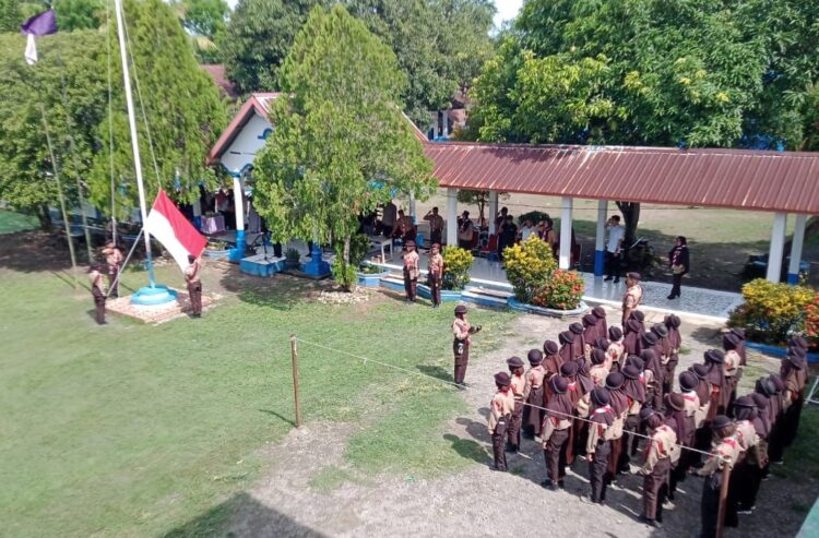 Gudep Pangkalan SMP Negeri 1 Barebbo Adakan Kemah Blok
