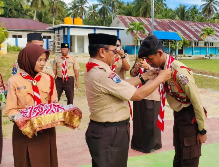 Tutup Tahun 2023, Kwarcab Nunukan Lantik 43 Pramuka Garuda