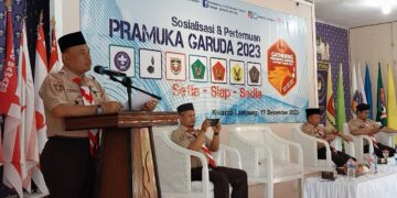 Kwarda Lampung Laksanakan Sosialisasi dan Pertemuan Pramuka Garuda