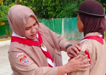 Gudep Pangkalan MTs Al Hidayah Bakke Selenggarakan Acara Pelantikan Penggalang Ramu