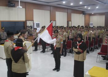 Dewan Saka Bhayangkara Kwarcab Bone Resmi Dilantik