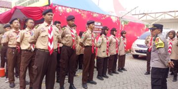 DKR Tangerang Laksanakan Karya Bakti, Bantu Pengamanan Perayaan Hari Raya Natal