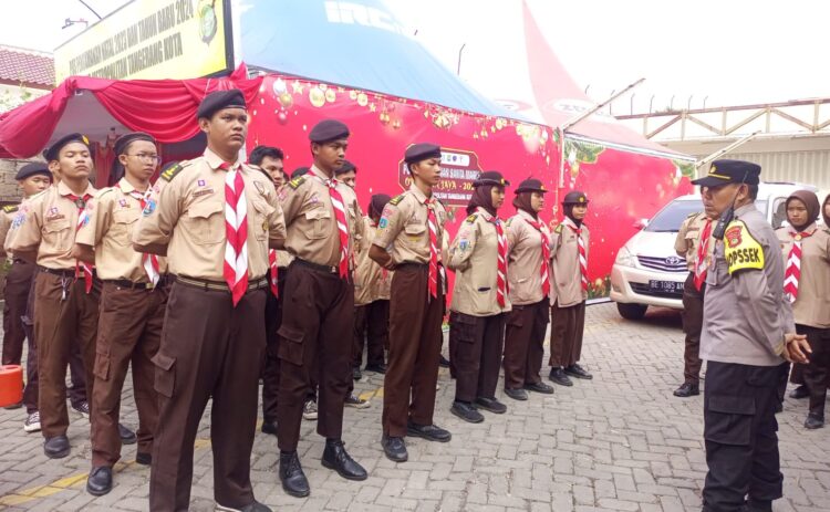 DKR Tangerang Laksanakan Karya Bakti, Bantu Pengamanan Perayaan Hari Raya Natal