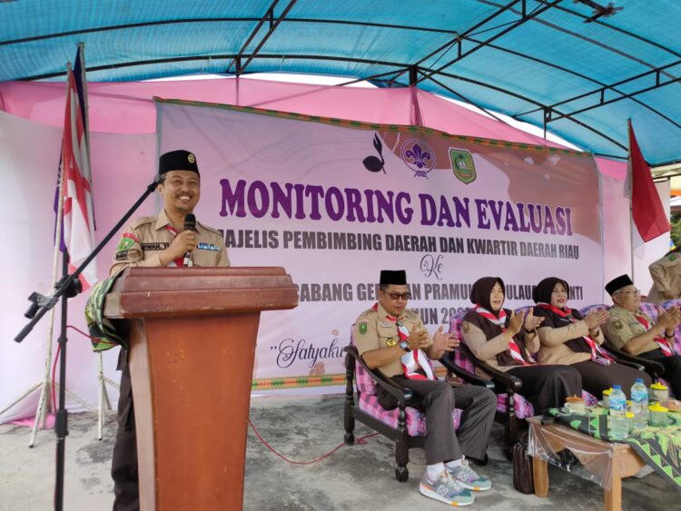 Mabida Riau laksanakan pembinaan dan pembimbingan kepada Mabicab dan Kwarcab Kepulauan Meranti