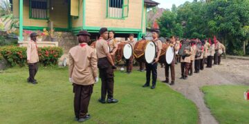 Hari Juang TNI AD ke- 78 Tahun, Saka Wira Kartika Kodim 0313/KPR Tampilkan Atraksi Drumband