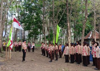 Saka Wanabakti Grobogan Kukuhkan Anggota Baru