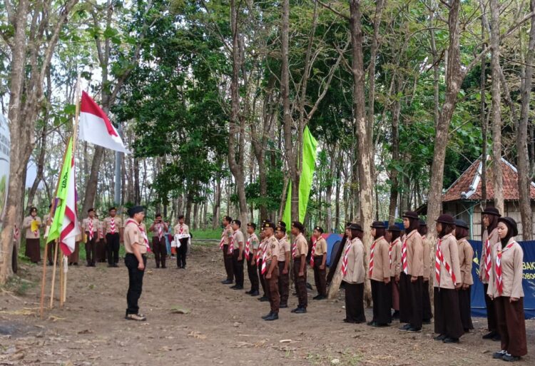 Saka Wanabakti Grobogan Kukuhkan Anggota Baru
